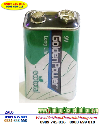 Golden Power G6F22; Pin 9v Golden Power G6F22 Heavy Duty chính hãng /Loại gói 01viên